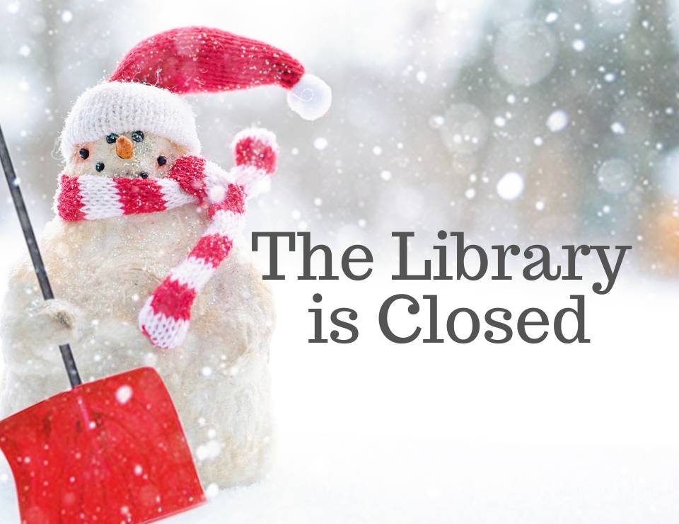 The Bloomer Public Library is closed for Winter Weather