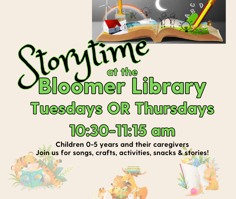 Tuesday or Thursday Morning Story Time @ the Library