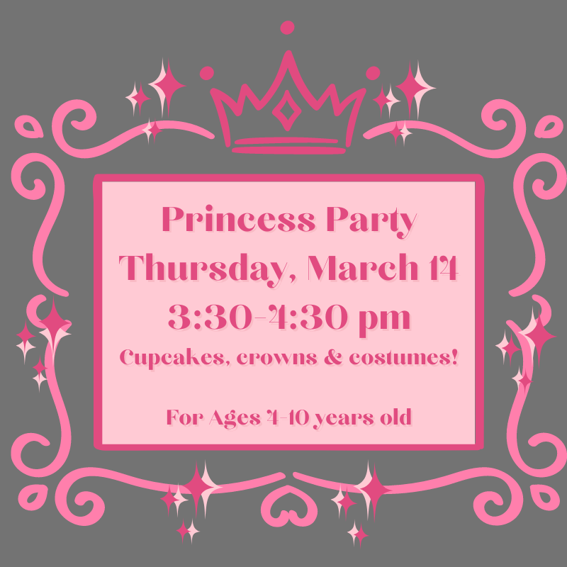 Princess Party for ages 4 - 10 on March 14, 2024