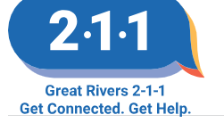 211 Great Rivers logo