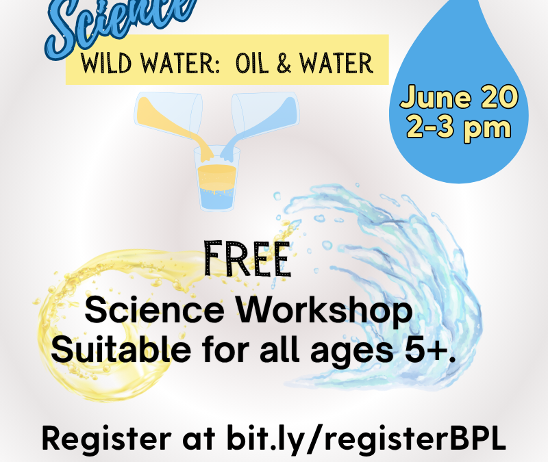 Wild Water: Oil and Water a FREE Science Workshop