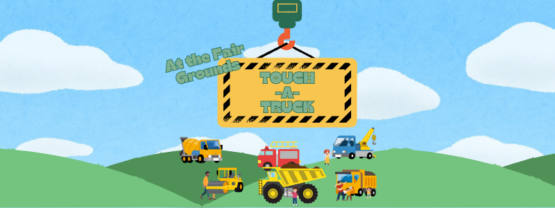 Touch-A-Truck Summer Reading Kick-off at the Fairgrounds