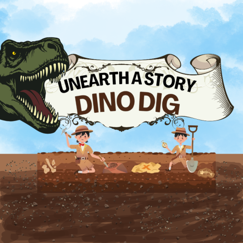 Dino Dig at the library