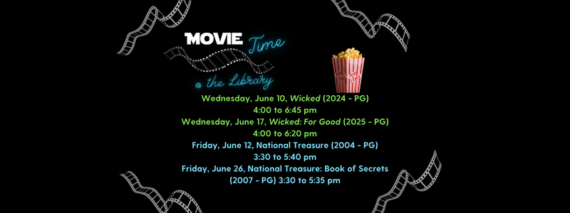 June Movie Time at the Library